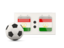 Таджикистан. Футбольный мяч со счетом. Скачать иллюстрацию.