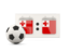 Tonga. Football with scoreboard. Download icon.