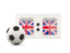 United Kingdom. Football with scoreboard. Download icon.