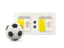 Vatican City. Football with scoreboard. Download icon.