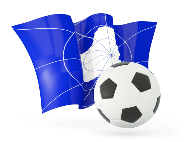 Football with waving flag. Download flag icon of Antarctica at PNG format