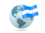 Honduras. Globe with flag. Download icon.