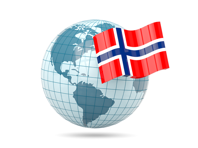 Globe with flag. Download flag icon of Svalbard and Jan Mayen at PNG format