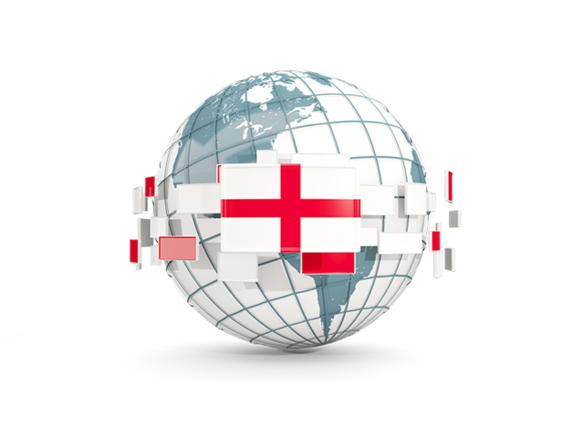 Globe with line of flags. Download flag icon of England at PNG format