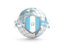 Guatemala. Globe with shield. Download icon.