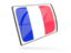 Mayotte. Glossy rectangular icon. Download icon.