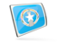 Northern Mariana Islands. Glossy rectangular icon. Download icon.