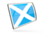 Scotland. Glossy rectangular icon. Download icon.