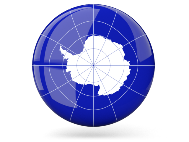 Glossy round icon. Download flag icon of Antarctica at PNG format