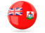 Bermuda. Glossy round icon. Download icon.