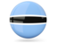 Botswana. Glossy round icon. Download icon.