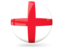 England. Glossy round icon. Download icon.