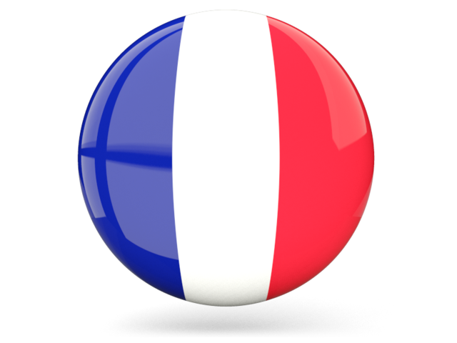 Глянцевая круглая иконка. Скачать флаг. Сен-Бартелеми
