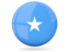 Somalia. Glossy round icon. Download icon.
