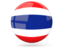 Thailand. Glossy round icon. Download icon.