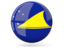 Tokelau. Glossy round icon. Download icon.