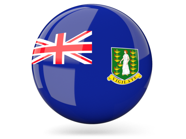 Glossy round icon. Download flag icon of Virgin Islands at PNG format
