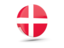 Denmark. Glossy round icon 3d. Download icon.