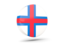 Faroe Islands. Glossy round icon 3d. Download icon.