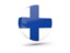 Finland. Glossy round icon 3d. Download icon.