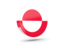 Greenland. Glossy round icon 3d. Download icon.