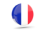 Mayotte. Glossy round icon 3d. Download icon.