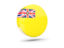 Niue. Glossy round icon 3d. Download icon.