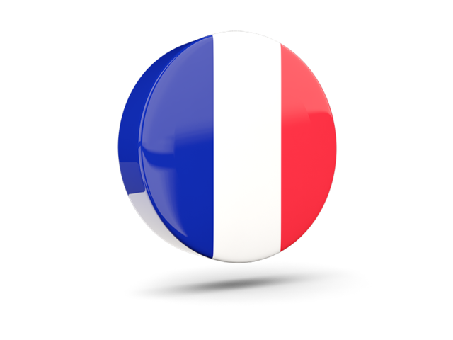 Глянцевая круглая 3D иконка. Скачать флаг. Сен-Бартелеми
