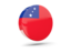 Samoa. Glossy round icon 3d. Download icon.