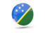 Solomon Islands. Glossy round icon 3d. Download icon.