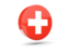 Switzerland. Glossy round icon 3d. Download icon.