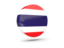 Thailand. Glossy round icon 3d. Download icon.