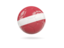 Latvia. Glossy soccer ball. Download icon.