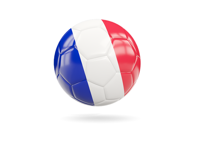 Glossy soccer ball. Download flag icon of Saint Barthelemy at PNG format