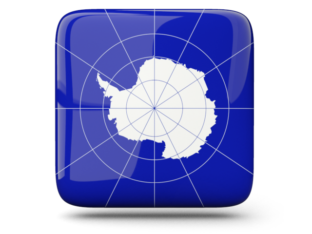 Glossy square icon. Download flag icon of Antarctica at PNG format