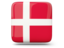 Denmark. Glossy square icon. Download icon.