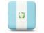 Guatemala. Glossy square icon. Download icon.