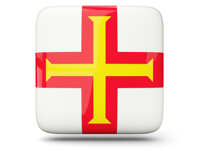 Glossy square icon. Download flag icon of Guernsey at PNG format