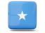 Somalia. Glossy square icon. Download icon.
