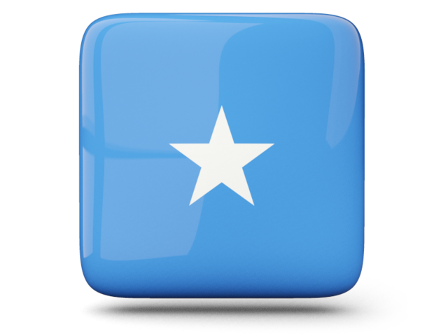 Glossy square icon. Download flag icon of Somalia at PNG format