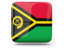 Vanuatu. Glossy square icon. Download icon.