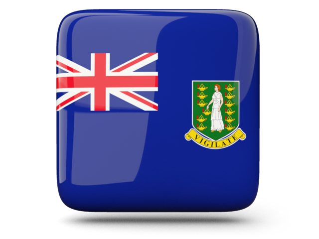 Glossy square icon. Download flag icon of Virgin Islands at PNG format