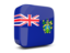 Pitcairn Islands. Glossy square icon 3d. Download icon.