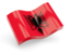 Albania. Glossy wave icon. Download icon.