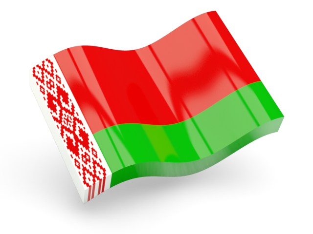 Glossy wave icon. Download flag icon of Belarus at PNG format