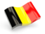 Belgium. Glossy wave icon. Download icon.