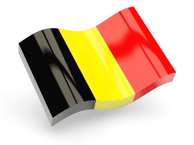 Глянцевая волнистая иконка. Скачать флаг. Бельгия