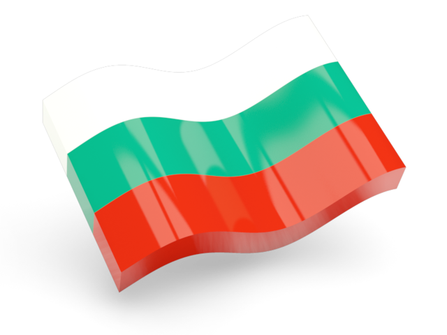 Глянцевая волнистая иконка. Скачать флаг. Болгария