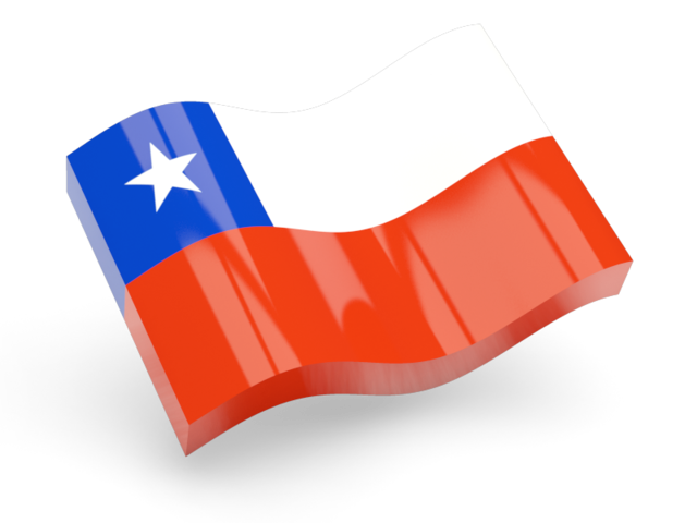 Glossy wave icon. Download flag icon of Chile at PNG format
