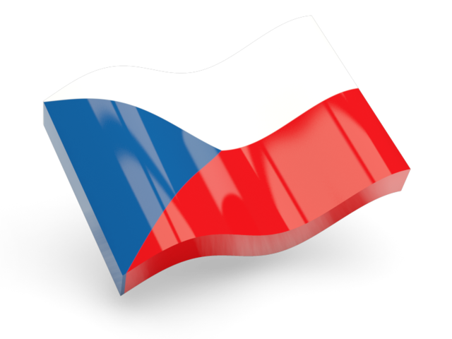Glossy wave icon. Download flag icon of Czech Republic at PNG format